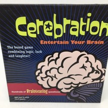 Cerebration Board Game - Incomplete - Entertain Your Brain - £12.23 GBP