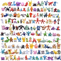 144 Pcs/Lot Mini Pokemonn Figure Pikachuu Kids Model 2-3cm PVC 6*24pcs Toys - £35.54 GBP