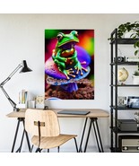 Psychedelic Frog Magic Mushroom Gloss Posters - £9.36 GBP