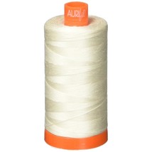 Aurifil A1050-2311 Mako Cotton Thread Solid 50WT 1422Yds Muslin - £23.97 GBP