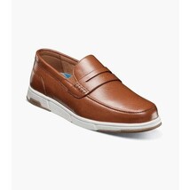 Nunn Bush Luca Moc Toe Penny Loafer Walking Shoes Cognac Multi 85103-229 image 14