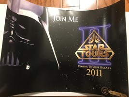 D23 2009 Star Wars Darth Vadar Star Tours 19&quot; x 13&quot; Poster Limited #574 ... - £29.77 GBP