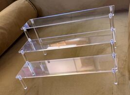 HENABLE Large Acrylic Display Risers, Perfume Stand Organizer 11.6 x 8 x... - $14.85