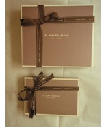 T. Anthony box for gift with ribbon empty two size rectangles - €11,94 EUR+