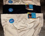 Vanity Fair Radiant Womens Hi-Cut Underwear Panties 4-Pair Nylon #13217 ~ L - £22.16 GBP