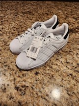 Adidas Superstar Boys Shoes Size 4.5, Color: White/Black - $54.45