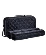 C&amp;H Solutions BlackElegant Quilted PU Leather Mahjong Carrying Bag wit... - $730.47 MXN