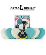 Drillbrush Scouring Pads - 4&quot; Pads- 3 White pads and 3 Light Blue Pads w... - $17.82 CAD
