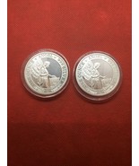 2021 1 oz St. Helena Napoleon Angel Silver Coins x Two in Capsules - £57.77 GBP
