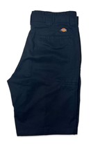 Dickies Men&#39;s 34” Regular Fit Black Cotton Shorts - £14.42 GBP