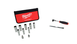 Milwaukee 48-22-9001 3/8&quot; Drive Metric Socket Set (12 Piece) - £69.32 GBP