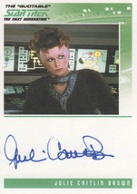 Julie Caitlin Brown as Vekor Star Trek Hand Signed Autograph Photo Card - $8.99