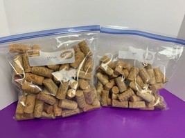 Lot of 166 Used Wine Cork Variety of Brands No Plastic Free Shipping  - £12.46 GBP