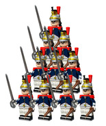 French Revolutionary Wars French Cuirassiers Cavalry Army Set 10 Minifig... - $19.89