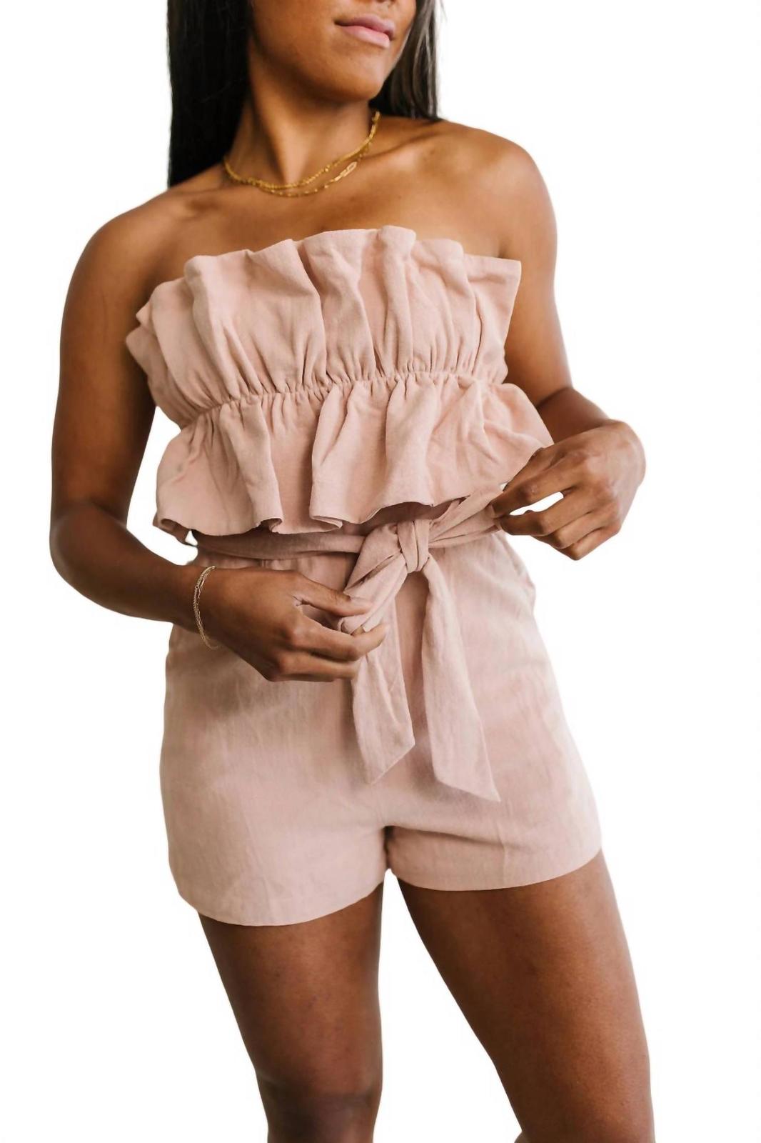 Mittoshop Skies Romper Pink - $41.00