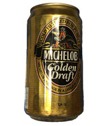 MICHELOB BEER GOLDEN DRAFT 12 OZ ALUMINUM BEER CAN ANHEUSER BUSCH RIBBED... - £7.37 GBP