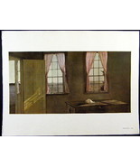Andrew Wyeth Gravure Print ABOVE THE NARROWS &amp; HER ROOM, The Farm - $17.33