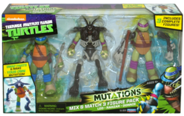 Teenage Mutant Ninja Turtles Nickelodeon Mutations Leo, Rahzar &amp; Donnie 4&quot; - £63.94 GBP