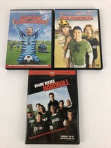 Lot of 3 Silly Funny Sports Movies (DVD) Bundle Benchwarmers Kicking &amp; screaming - £10.29 GBP