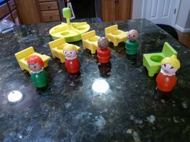 Vintage Fisher Price Little People School/ Playground People Accessories... - $35.01