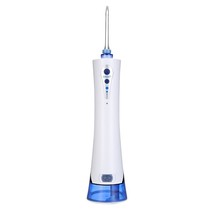 Portable Oral Irrigator Water Toothpick Blue body 4 care punch - £35.78 GBP