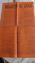WW1 French Occupation Newspaper - $9.75