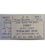 JOURNEY 1986 Vintage Ticket Stub With Glass Tiger Meadowlands Arena NJ U... - $6.75