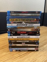 Lot of 18 Blu-Ray Discs Star Wars Superman Sin City Stolen Escape Sweene... - $29.70