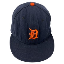 Detroit Tigers baseball Hat size 8 New Era 59fifty Navy MLB unisex cap - $31.68