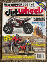 DIRT WHEELS ATV UTV Magazine Quad April 2013 Suzuki Raptor Scrambler Ren... - $4.94