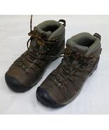 Keen Boots Mens 7D Brown Leather Waterproof Hiking Trail Outdoors Fair Shape B11 - $25.00