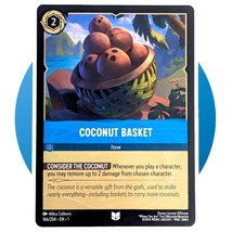 Moana Disney Lorcana Card: Coconut Basket 166/204 - £2.27 GBP