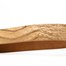 Riccardo Genuine Exotic Caiman Fuscus-belly Belt Orix image 2