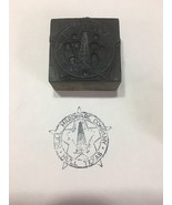 Vintage Printing Block Hull Hardware Company Hull Texas 1 3/4 x 1 3/4 - €10,06 EUR