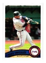 2011 Topps Baseball Card Alex Gonzalez 310 Atlanta Braves - £2.40 GBP