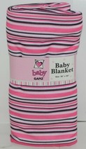 Baby Ganz Girl Pink Black White Stripped Matching Gift Set image 2