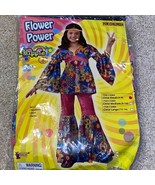 Flower Power Child Small 4-6 Hippie Costume Outfit - $364.93 MXN