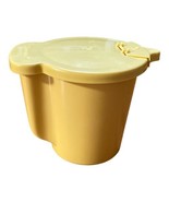 Vintage Tupperware Harvest Gold Yellow Creamer Flip Top Lid 574-11 - £7.84 GBP