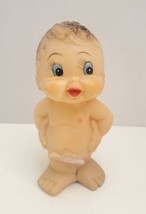 Rare Sekiguchi Rubber Squeaker Toy Doll Japan 1950s Baby in Loose Diaper - $49.49