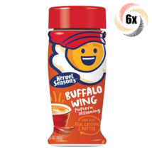 6x Shakers Kernel Season&#39;s Buffalo Wing Flavor Popcorn Seasoning | 2.85oz - £29.89 GBP