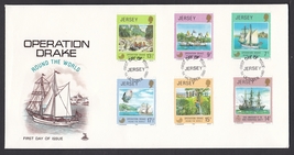 Great Britain - Jersey: Operation Drake - Round The World. FDC. Ref: P0128 - £0.94 GBP