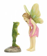 Miniature Fairy Garden Are You Really A Prince Charming Fairy Frog 2 Pc Set - $16.34 CAD