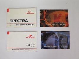 2002 Kia Spectra Owners Manual [Paperback] Kia - £39.03 GBP
