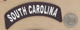 SOUTH CAROLINA ROCKER STYLE IRON-ON / SEW-ON EMBROIDERED SHOULDER PATCH ... - £3.82 GBP
