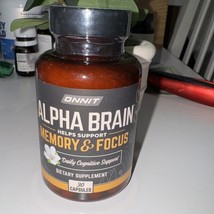 Onnit Alpha Brain Capsules  Memory And Focus - 30 Count EXP 9/02/25 - £26.14 GBP