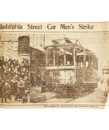 1910 Philadelphia Street Car Men&#39;s Strike Police Riot NY Evening Journal... - $56.04 CAD