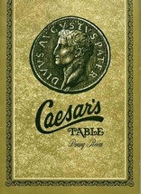 Caesar&#39;s Table Dining Room Menu Sheraton Motor Inn Waukegan Illinois 1970&#39;s - £24.90 GBP