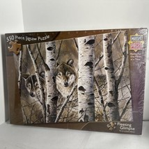 David Wenzel Art &quot;Fleeting Glimpse Wolf&quot; 550 Piece Puzzle - Sealed - £11.85 GBP