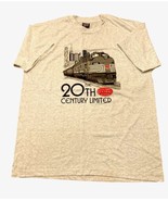 NWOT Men XL NY Central System 20th Century Limited Train T-Shirt Vtg Lig... - £19.80 GBP