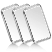 Medical Tray Stainless Steel (3 Pack), Dental Lab Instruments Surgical Metal Tra - £9.99 GBP